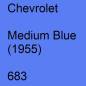 Preview: Chevrolet, Medium Blue (1955), 683.